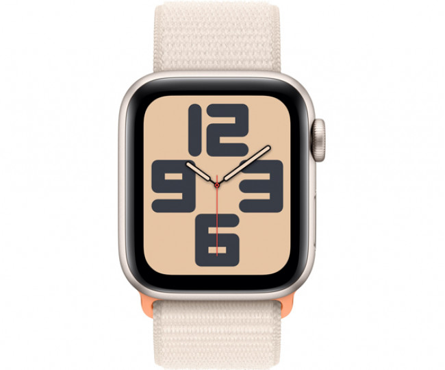 Apple Watch SE 2 GPS 40mm Starlight Aluminum Case w. Starlight S. Band - M/L (MR9W3) б/у